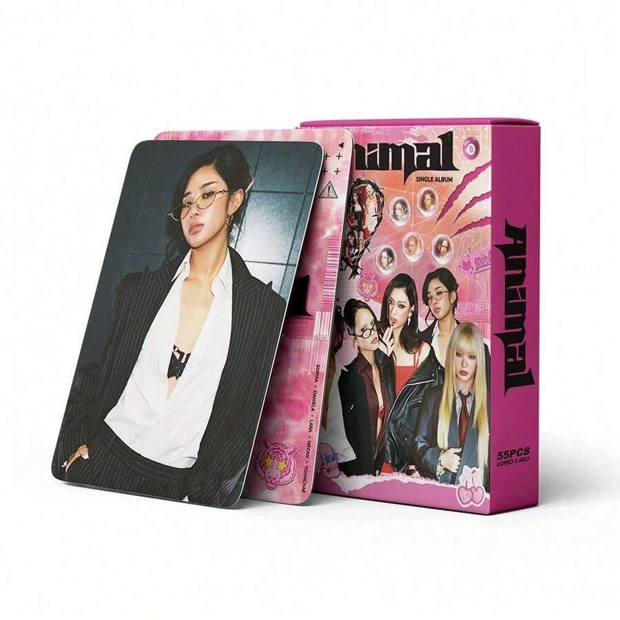 مجموعة واحدة من 55 بطاقة KATSE لحيوان واحد من مجموعة LOMO K-POP، بطاقات صور، بطاقات صور، أريرانغ، إكسسوارات Bts21، بانغتان، بطاقات صور، بطاقات صور - متعدد الألوان - مشاهدة 1