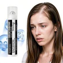 SUMIFANG Deoxyribose Scalp Serum, Enriched With Biotin And Caffeine, Deeply Nourishes Scalp And Strengthens Hair Roots, Targeted For Fine, Fragile And Thinning Hair, Convenient Rollerball Applicator, Suitable For All Hair Types, 15ml - Full Size - View 11