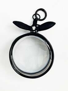 2pcs Black Visible Zipper Hanging Ring Cute Rabbit Ear Storage Bag, Digital Accessories Storage Bag, Hanging Waterproof Storage Bag - Multicolor - View 14