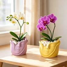 1pc Human Face Planter Pot Silicone Mold, Aromatherapy Candle Cup Storage Decor Plaster Resin Mold, Home Decor Flower Pot Candle Cup Container Making Mold, Perfect For Handmade Crafts, Gift Making, Reusable - Face Planter Mold - View 7