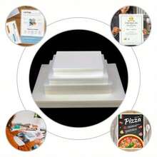 100pcs Transparent Plastic Laminating Pouches, 3 Sizes Available (3 Inch, 5 Inch, 6 Inch), Suitable For Cards, Business Cards, Office Documents, Photo Protection, Compatible With All Laminators - A - View 4
