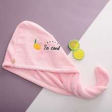Women's Quick-Dry Microfiber Towel - Soft Coral Fleece, High-Quality Design, Absorbent Bath Towel, Cute Star And Rainbow Embroidery, For Drying Wet Hair, Microfiber Towel - Multicolor - View 12