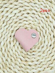 Heart-Shaped Faux Leather Cable Organizer, Multi-Color Earphone And Headphone Cable Storage Box, Battery-Free Cable Management Clip, Unisex Cable Holder Set - New Arrival - View 28