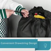 Laundry Bag, Cute Little Dog Pattern Printed Oversized Laundry Bag With Drawstring Seal, Large Capacity For Dirty Clothes, Perfect For College Dorm, Apartment, Laundry Room, Machine Washable, Must-Have Christmas Gift For Family And Friends - View 4