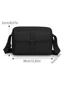 Casual Minimalist Commuter Men's One Shoulder Crossbody Bag - Multicolor - View 2