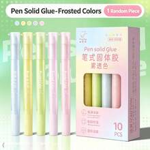 3pcs Pen-Shaped Glue Sticks, High Adhesion Solid Glue For Student Crafts, Classroom Transparent Glue Sticks, Strong - A - View 6