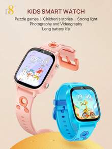 D8 2026 New Kids Smart Watch, HD Touch Screen, Camera & Video Recording, Puzzle Games, Children's Stories, LED Flashlight, Ultra-Long Battery Life, Multifunctional Watch, Pedometer, Alarm, Gift For Boys Girls - View 4