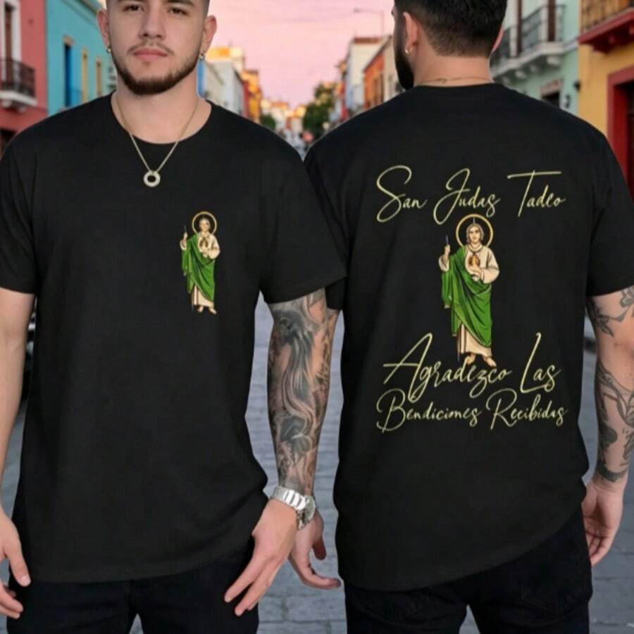 Men T-Shirts - Black - View 1