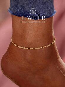 1pc Cross Chain Anklet Body Chain, Highlights Unique Charm, Suitable For Women's Daily Wear - Cross Chain Anklet - View 1