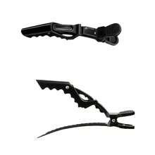 5pcs/2pcs Multi-Color Crocodile Hair Clips, Durable Non-Slip Grip, Suitable For Hair Dyeing, Perming And Sectioning, High-Quality Plastic Crocodile Clips For Salon And Home Hair Stylists - Multicolor - View 6