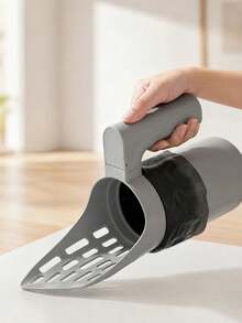 10PCS Large-Capacity Cat Litter Scoop And A Dedicated Waste Bag. The Ergonomic Long Handle Enables Contact-Free Cleaning, While The Thickened Plastic Is Sturdy And Easy To Rinse. Suitable For Both Indoor Cat Enclosures And Temporary - Multicolor - View 2
