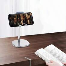Phone Stand, Made Of Aluminum Alloy Material, Adjustable Angle And Height, Suitable For Various Phone Sizes (3.5-7.0 Inches). - Multiple Styles - View 9