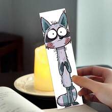 SCXXBSW 30pcs/60pcs Funny Animal Bookmarks, Minimalist Planner Creative Material, Literary Reading Paper Cards - Option B 30pcs - View 8
