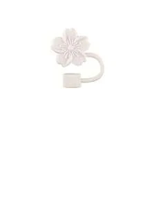 1pc/3pcs - Flower Straw Caps, Silicone Material, 10mm (0.4 Inch) Dustproof Reusable Straw Covers, Suitable For Decorating Various Beautiful Drinking Cups, Halloween Straw Caps, Autumn Cup Accessories (Pink), Mother's Day Gift - White - View 7