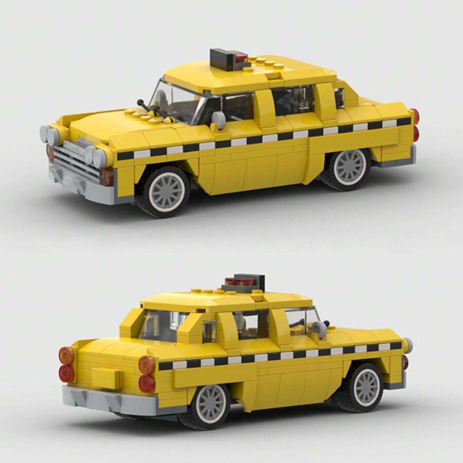 Yellow/Black/Red MOC Supercar Racing Classic Building Block Car Model Toy Set, Educational Creative Toy For Children, DIY Car Model Kit For Adults, City Technology Champion Cup Series, Suitable As Birthday, Halloween, Christmas Gift For Boyfriend, Husband, Kids, And For Collection And Home Decoration - Model - View 1