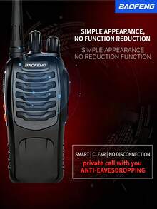 Baofeng BF-888S Walkie Talkie Powerful Upgrade High Power Long Range Professional Commercial And Consumer Use Outdoor Self-Driving Tour Handheld Radio - Black - View 5