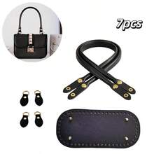 7 buah Pegangan Tas Tangan Berbentuk U dari Kulit Sintetis + Alas Tas + Aksesoris, Dilengkapi dengan Pengikat Paku Keling Logam, Cocok untuk Mengganti Pegangan Tas Tangan Rajutan dan Sulam, Tersedia Berbagai Warna, Aksesoris Tas DIY, Bahan Pembuatan Dompet, Sempurna untuk Proyek Kerajinan Tangan - Beraneka warna - View 15
