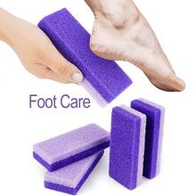 1pc Purple Pumice Stone, PU Material, Professional Exfoliating Scrubbing Stone, Suitable For Removing Foot Calluses And Dead Skin, Foot Scrubber, Exfoliating Tool, Double-Sided Foot File, Pumice Stone, Foot Brush, Home Personal Cleaning And Foot Care Tool. Can Be Used As A Christmas Gift, Creative Men's Gift Or Bathroom Accessory. Foot Care, Foot Scrubber - Multicolor - View 2