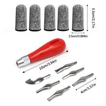  Wood Carving Tools 12pcs Wood Chisel Set With Gouges, Full Size Carving Chisels For Sculpture And Relief Carving, Ergonomic Handles, Canvas Tool Roll, Beginner Tutorials Included - One Size - View 2