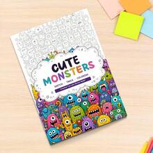 Creative Doodle Coloring Book For Adults & Teens, Foodie Desserts & Cute Monsters, Sketch Trace & Color Activity Pages, Cute Easy Designs For Stress Relief, Relaxation & Mindfulness, Screen-Free Art Fun, Holiday Birthday Travel Gift - Creative Doodle Coloring - View 6