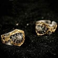 CIREY 1pc World Eater Signet Ring Niche Accessory Berserker Ring Personalized Unique Bold Vintage Versatile Single Ring Jewelry - Ring - View 2