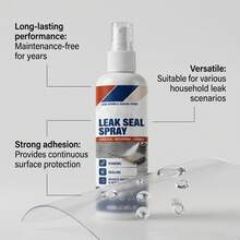 Waterproof Sealing Repair Spray Kitchen Bathroom Tile Gap Anti-Seepage Leakage Quick Dry Waterproof Spray For Repairing Home Water Leaks Gaps, Providing Reliable Waterproofing Suitable For Concrete, Asphalt And Other Multiple Base Surfaces No Professional Skills Required To Operate, Providing Reliable Waterproof Protection For Home Household Essential Convenient Fast Time-Saving Effort-Saving Practical Gift For Family And Friends On Holidays Christmas Halloween - A - View 7