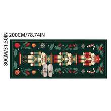 1 pieza Alfombra de piso con diseño de Cascanueces de Acebo Navideño, Alfombra de cocina, Alfombra de cocina, Felpudo, Alfombra pasillera, Alfombra de piso, Alfombra de área, Alfombra navideña, Alfombra de pasillo, Alfombra de dormitorio - Multicolor - Ver 14