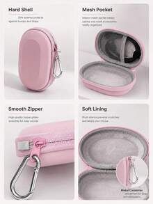 1pc Mouse Storage Bag, Multi-Functional Data Cable Organizer, Digital Accessories Storage Pouch, Anti-Collision Power Bank Plug And Mouse Protective Case, Wireless Mouse Storage Protective Shell, Portable Storage Bag - Multicolor - View 8