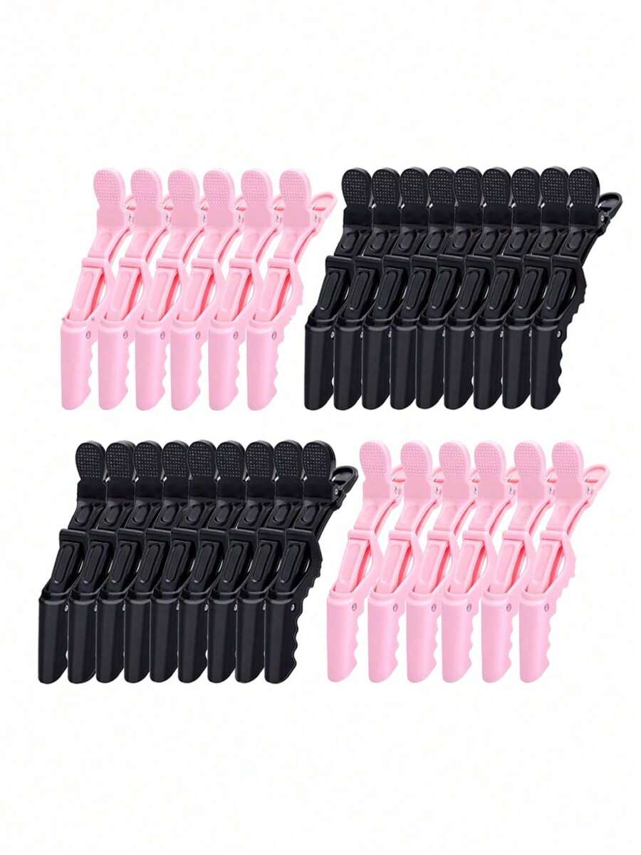 12/6pcs Professional Crocodile Hair Clips, Non-Slip Design, Salon-Grade Hair Clips, Suitable For All Hair Types, Suitable For Women With Thick Hair