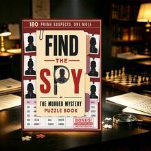 Detective Puzzle Game Notebook Series - "The Killer Who Never Checked In", Adult Simulation Detective Game Notebook, Interactive Puzzle-Solving Experience, Suitable For Party Games Or Solo Leisure Entertainment, Multiple Theme Styles Available - Rectangle - View 4