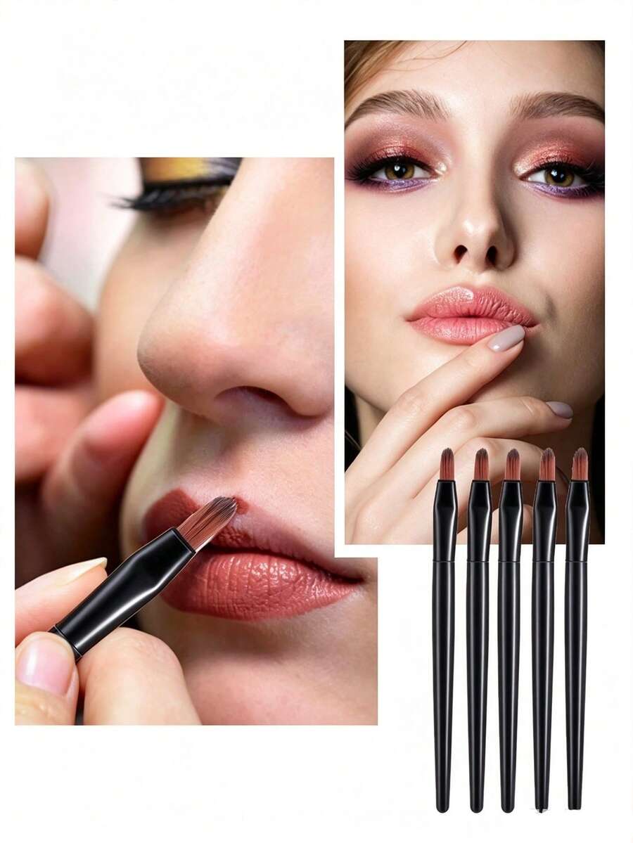 50/20/10/1pc Reusable Lip Brush, Wholesale Small Lip Applicator, Multi-Functional Lip Brush Tool, Makeup Tool, Suitable For Home Or Travel Use, Makeup, Cheap, Room Decor, Vanity, Bedroom, Makeup Accessories