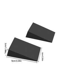 2pcs Yoga Bricks Squat Wedge Blocks Fitness Weightlifting Training Ramp EVA Calf Elevation Stretching Heel Lift Inclined Board - Multicolor - View 3