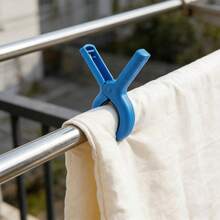 8pcs/16pcs Large Strong Windproof Clips Beach Chair Towel Clips Multi-Purpose Markless Plastic Fixing Clips Soft Lining Non-Slip Laundry Clips Dorm Essential Storage Tool Heavy Duty Blanket Clips Snack Food Bag Sealing Clips Patio Lounge Chair Clothes Clips Outdoor Travel Vacation Anti-Drop Clips Rust-Proof Spring Burrfree Clothes Clips Blanket Clips Sealing Clips Balcony Drying Home Essentials - Multicolor - View 1