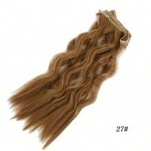 A 10-Inch Long DIY Hair Cap For BJD Doll With Fringe And Raw Headband For BJD Hair Curtain - Multicolor - View 11