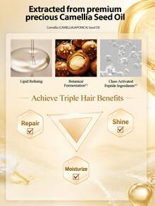 TSUBAKI Volumizing Repair Shampoo (Gold) – Ekstrak Minyak Camellia. Meningkatkan Volume, Kelembutan, dan Kilau Rambut; Memperbaiki Tekstur Rambut Tipis dan Lemas. Cocok untuk Perawatan Rambut Sehari-hari di Rumah. - Sampo Botol Emas 450ml - View 6