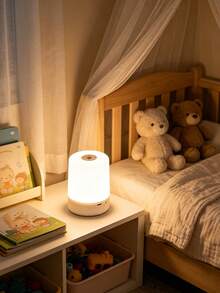 Touch Control Night Light, 3-Color Dimmable, Soft Warm Light, Independent Desktop Style, USB Powered, Modern Touch LED Bedside Lamp, Suitable For Baby Feeding, Bedroom Bedside, Dorm, Camping, Bedside Table Reading Night Light, Holiday Gift - Night Light - View 8