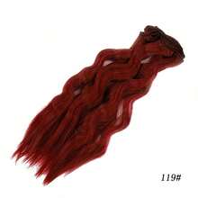 A 10-Inch Long DIY Hair Cap For BJD Doll With Fringe And Raw Headband For BJD Hair Curtain - Multicolor - View 13