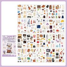 Buku Stiker Tema Kehidupan Rumah Tangga Sehari-hari Isi 20 Buah, Warna Cerah & Ilustrasi Indah, Stiker Scrapbook Multifungsi untuk Dekorasi, Jurnal Seni, Pembuatan Kartu, Stiker DIY Buatan Tangan, Hadiah Liburan - Buku stiker - View 11