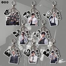 BTS 2026 New Acrylic 3 Pieces Keychain Bag Charm Celebrity Merchandise - A - View 1