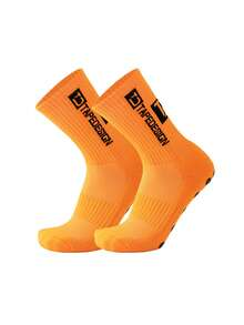 1 Pair Kids Non-Slip Dotted Sports Socks Mid-Calf Football Socks Suitable For 9-15 Years Old Children Outdoor Sports - Multicolor - View 20