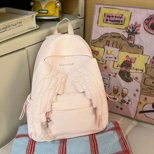 Girls Elementary School Backpack Highly Attractive Design Middle School Student Large Capacity Lightweight Backpack (No Pendant) - Multi-color - View 7