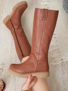 House Slippers - Beige - View 1