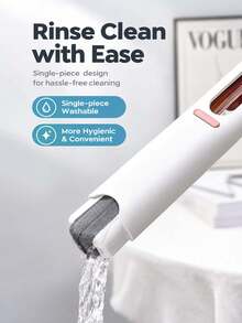 4/3/1pc Mini Mop With Self-Squeeze Mechanism - Portable White Synthetic Fiber Cleaning Tool For Home, Living Room, Bedroom, Furniture And Window Cleaning, Window Cleaning Tool | Modern Mini Mop | Compact Design - Multicolor - View 2