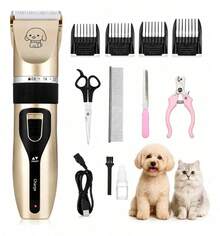 Pet Grooming Tools Sets - Beige - View 2