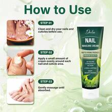 60g Nail Care Cream, Containing Aloe Leaf Extract, Hyaluronic Acid And Tea Leaf Extract, Deeply And Long-Lasting Moisturizing, Strengthening Nails, Easily Absorbed, Suitable For All Skin Types - 1PC - View 6