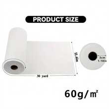 Medium Thickness Polyester Fusible Interlining, Single-Sided, Suitable For DIY Crafts And Sewing Projects, 11.6 Inches X 30 Yards - Single-Sided Heat-Bonded Interlining, Suitable For Sewing, Quilting, Sewing Supplies, Crafts, Clothing, Bags And Home Decor - Multicolor - View 18