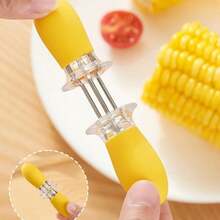 1/2pcs Stainless Steel Corn Cob Forks, BBQ Skewers, Chicken Wings, Sausage, Grilled Meat Forks - Multiple Styles and Colors - View 6