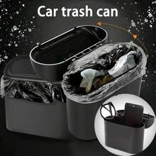 1/4/8 Rolls Car Mini Trash Bags, Compatible With Car Trash Cans, Compact Portable Disposable Garbage Bags, Practical Car Interior Storage Accessory - Car Mini Trash Bag - View 1