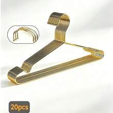 Golden Iron Hanger Drying Hanger Storage Hanger Standard Hanger Golden - Gold - View 9