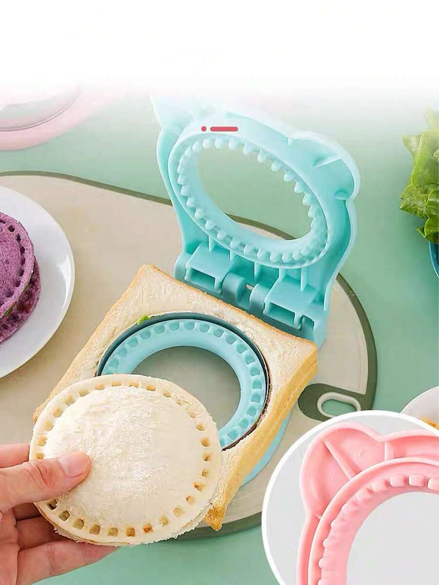Full Hand Guard Round Sandwich Cutter Sealing Pocket Sandwich Mold DIY Sandwich Baking Tool Spring Assisted Sandwich Cutter 1pc - View 1